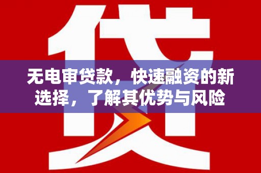 凤岗无电审贷款，快速融资的新选择，了解其优势与风险