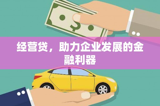 凤岗经营贷，助力企业发展的金融利器