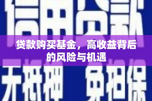 凤岗贷款购买基金，高收益背后的风险与机遇