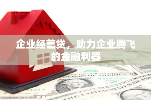 凤岗企业经营贷，助力企业腾飞的金融利器