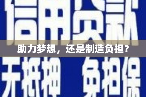 凤岗助力梦想，还是制造负担？