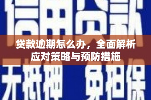 凤岗贷款逾期怎么办，全面解析应对策略与预防措施