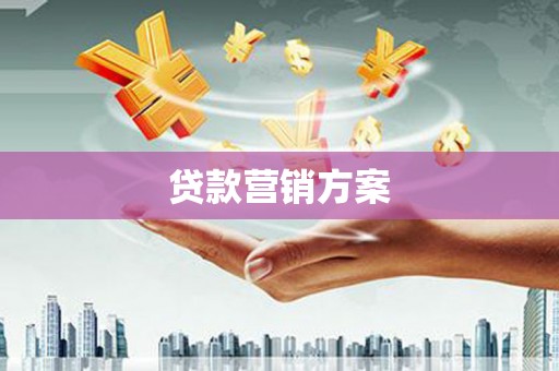 凤岗贷款营销方案