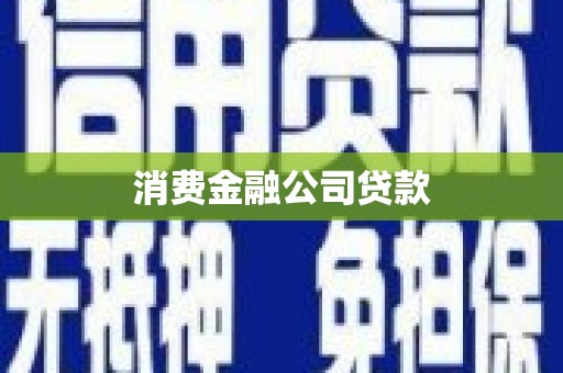 凤岗消费金融公司贷款