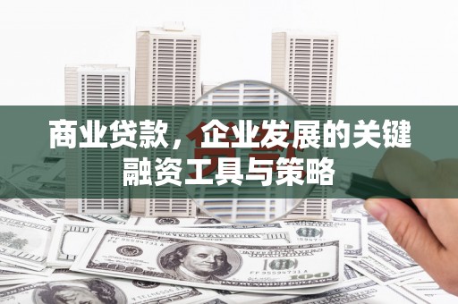 凤岗商业贷款，企业发展的关键融资工具与策略