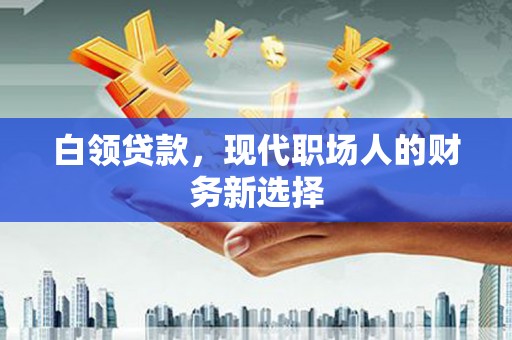 凤岗白领贷款，现代职场人的财务新选择
