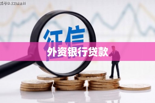 凤岗外资银行贷款