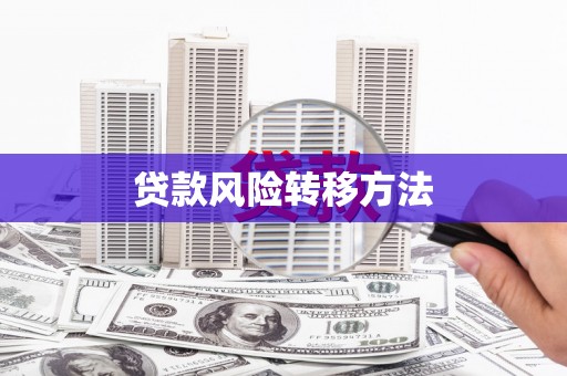 凤岗贷款风险转移方法