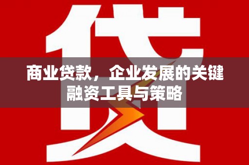 凤岗商业贷款，企业发展的关键融资工具与策略