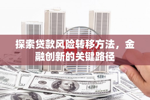 凤岗探索贷款风险转移方法，金融创新的关键路径