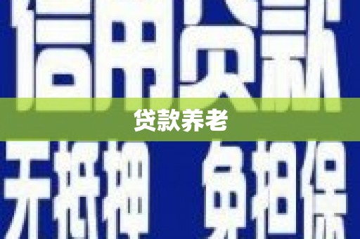凤岗贷款养老