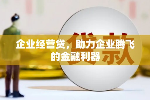 凤岗企业经营贷，助力企业腾飞的金融利器