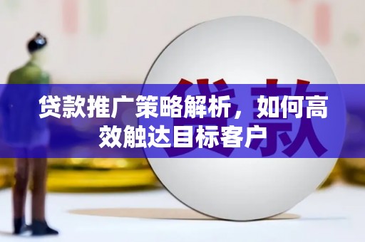 凤岗贷款推广策略解析，如何高效触达目标客户