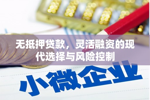 凤岗无抵押贷款，灵活融资的现代选择与风险控制