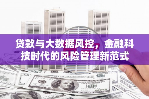 凤岗贷款与大数据风控，金融科技时代的风险管理新范式