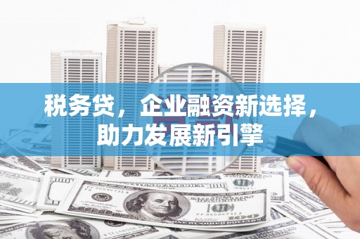 凤岗税务贷，企业融资新选择，助力发展新引擎