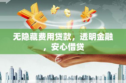凤岗无隐藏费用贷款，透明金融，安心借贷