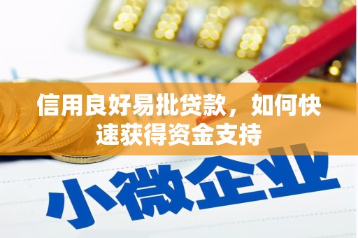 凤岗信用良好易批贷款，如何快速获得资金支持