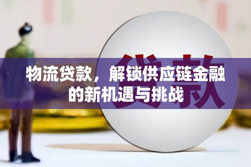 凤岗物流贷款，解锁供应链金融的新机遇与挑战