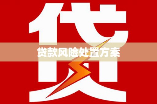 凤岗贷款风险处置方案