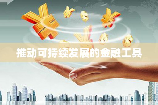 凤岗推动可持续发展的金融工具